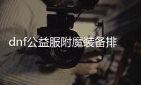 dnf公益服附魔装备排行榜